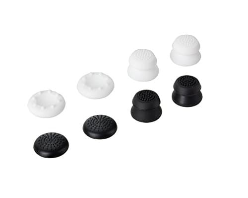 PS4 Controller of Controller Planet PS4 Controller TPU Stick Bits 8 in 1 (4, 4x Raised) Caps Joystick Thumbstick Grips Cap for PlayStation 4 PS4 Dual Shock Controller