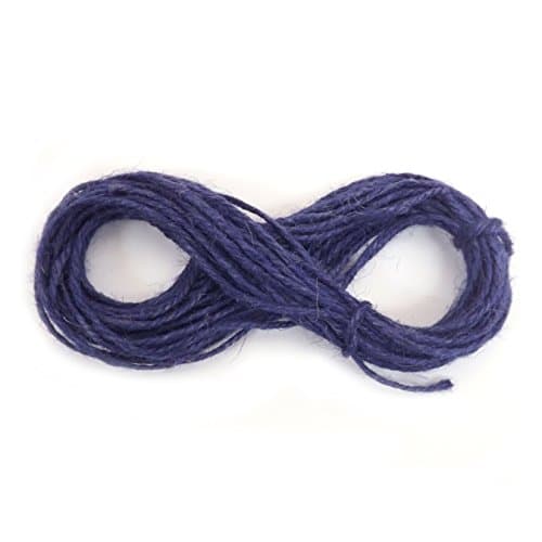 Nutscene Jute Twine / String - 3 ply -10m Cut length - Assorted colours, Colour: Lilac