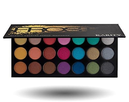 21 Highly Pigmented Professional Eyeshadow Palette Eye Shadow Makeup Kit Set Pro Palette High-end Formula (Frost (shimmer)) by Karity