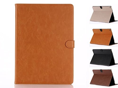 'Case Leather Case for Samsung Galaxy Tab Tablet A6 T585 10.1 T580 (2016) Light Brown/Leather