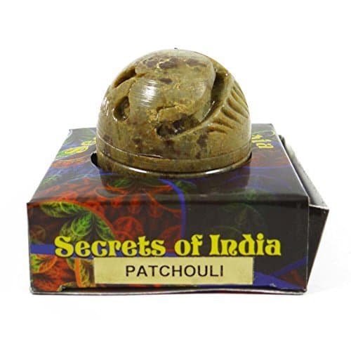 Natural Patchouli Solid Perfume Body Musk In Stone Jar 8 Gms