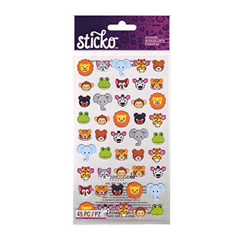 Stickopotamus Stickers Zoo Faces
