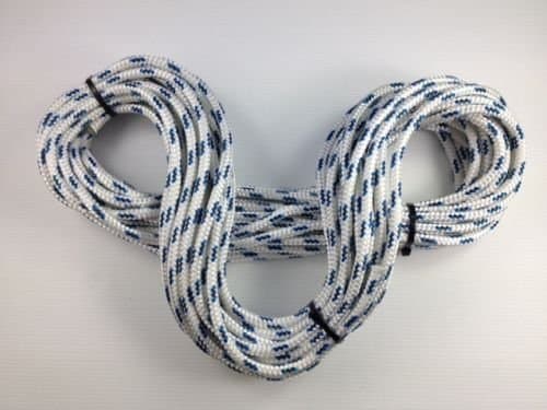 LirosMarine Braid On Braid Blue Fleck Rope 22m x 6mm