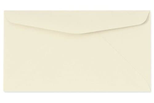 6 3/4 Envelopes- Small Color Envelopes Cream-55 Pack(Cream)