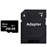 AERGU 256GB Micro Card SDXC Class 10 Memory Card With Adapter High Speed Memory Card TF Card (256 GB)