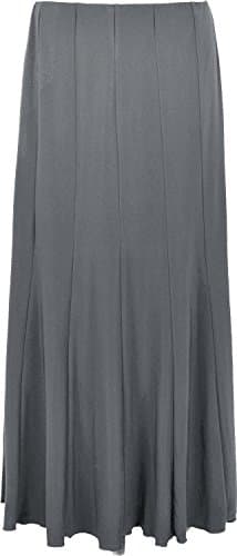Women's Maxi Long Fully Elasticated Lined 37 inches Long Skirts