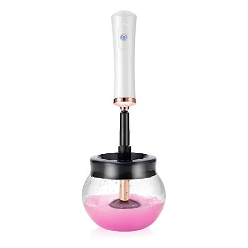 Workfice Makeup Brush Cleaner 2018 New Design, Portable Automatic Brush Cleaner, Cleans &amp; Dries Makeup Brushes in Seconds Deeply and Quietly