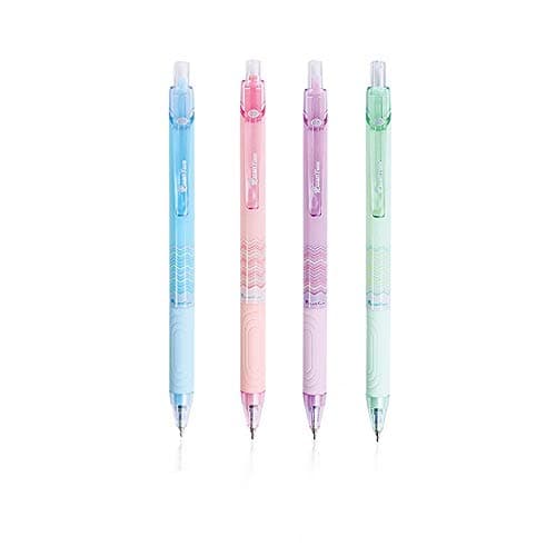 QuanTum Rhythm (N) Ballpoint pen 0.5 mm. Random handle color, Blue ink, pack 4 pcs.