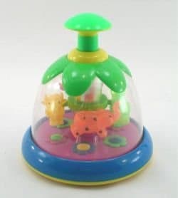 Animal Push And Spin Top