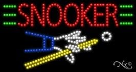Snooker LED Sign (High Impact, Energy Efficient)