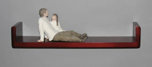 Shelf 4-1/2" x 18", Dark Cherry MADE IN USA