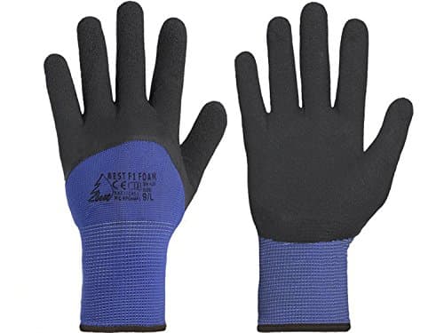 Gloves For Work Men 2 pairs Sizes-Large 9,Very Flexible,Foamed Latex,Best Grip,Resistant to Abrasion.