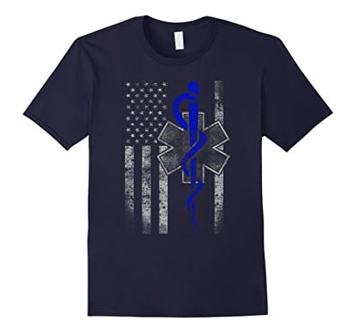 Men's EMT / First Responder Flag Small Navy