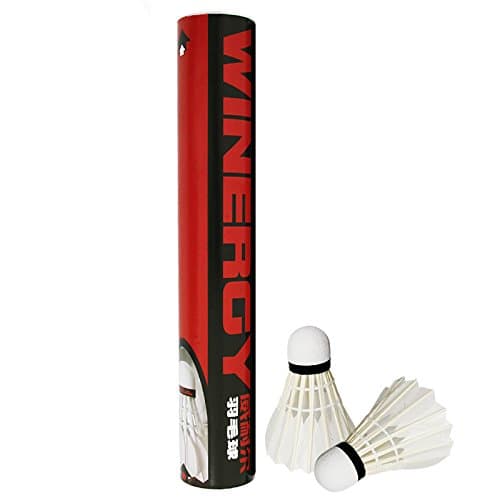 12PCS Excellent Quality Goose Feather Durable Badminton Feather Shuttlecocks