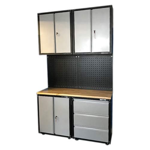 US PRO Professional Garage Storage System Tool Chest Dual Workstation