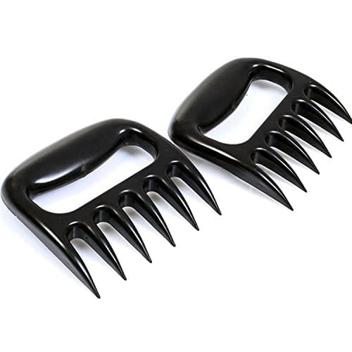 Pulled Pork Shredder Claws － Best Meat Claws & Bear Claws, Perfect for Shredding Handling & Carving Food, Strong BBQ Meat Forks, BPA Free Barbecue Paws, Set of 2.