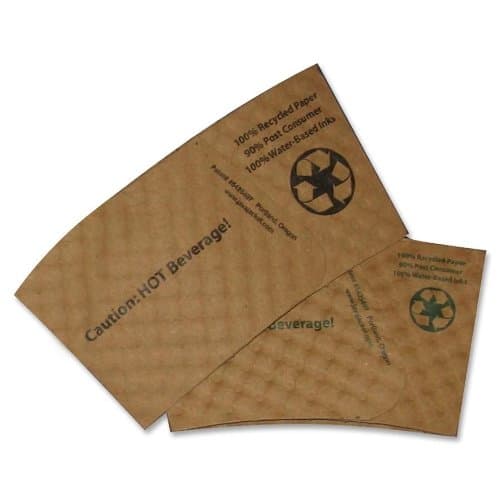 Java JacketJava Jacket MJKJAV600 Hot Cup Coffee Sleeves, Eco (Pack of 1300)