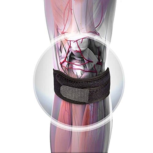 Adjustable Runner Knee Strap - Patellar Tendon and Jumper’s Knee Strap/band to Relieve Knee Pain. Runner’s Knee Support with Soft Breathable Material for a Comfort Fit with Maximum Stabilization.