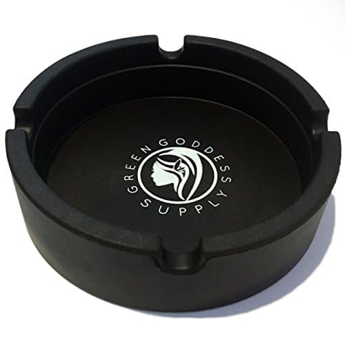 Green Goddess SupplySilicone Ashtray (Black)
