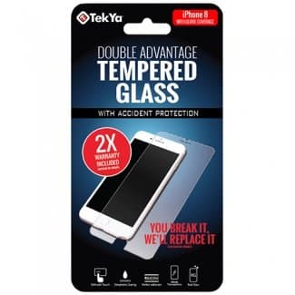 Apple iPhone X TekYa Double Advantage Screen Protector - Tempered Glass