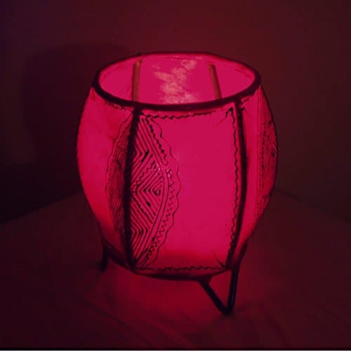 Moroccan Candle Holder Magic (Fuschia)