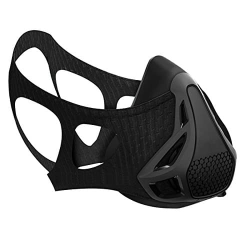 Elevation Mask for Training Simulates High Altitude 4 Inhaling Resistance Levels Regulates Oxygen Intake Improves Breathing Muscles and Overall Performance Applicable to any Sports (Large)