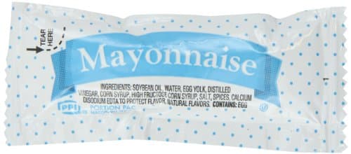 Portion Pack Mayonnaise, 0.42-Ounce Single Serve Packages (Pack of 500)