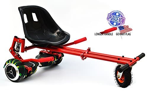 Upgrade Version Suspension Cool Mini Kart Hoverboard Accessories for 6.5" 8" 10”-All Ages-Two Wheels Self Balancing Scooter,(Not Included Balance Board)