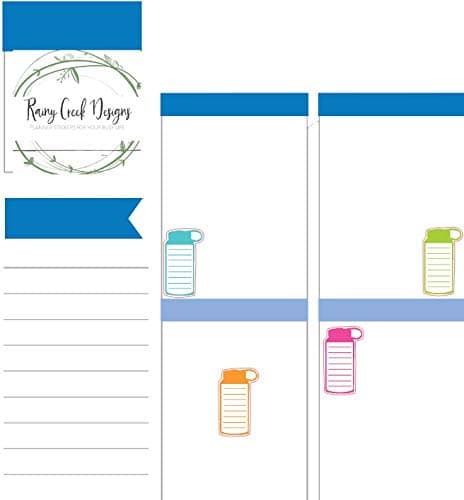 Water Bottle Planner Stickers for All Planner Types #078