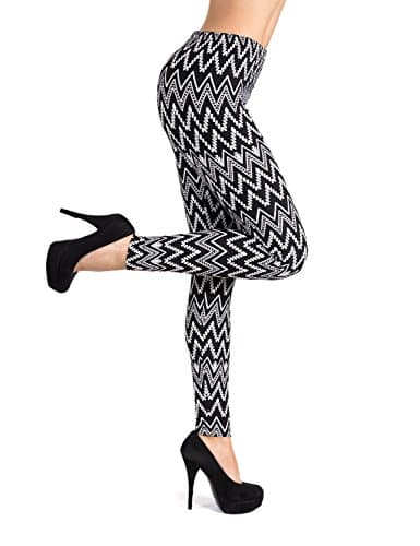 Printed Leggings Full Length Patterned with Designs