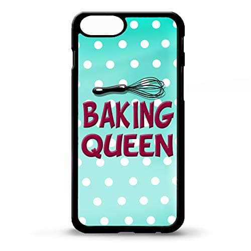 LIKE YOUR FACE Baking Queen polka dot spot print pattern cupcake muffin sweets bake art phone case cover for iphone 5 5s 6 6s 7 8 plus X XS MAX XR (IPHONE 6 6S)