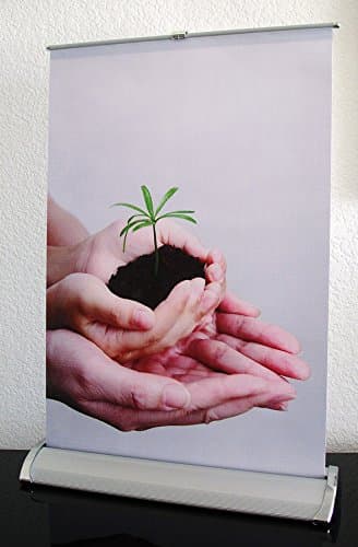 Mini Table Top A3 Retractable Banner Stand with Banner Printing, 11.5x16.5, R018