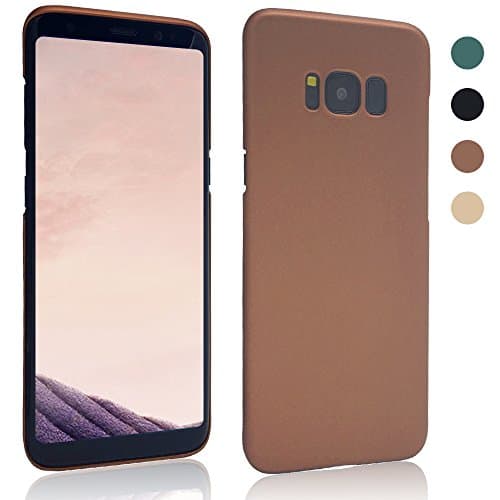 Samsung Galaxy S8 Plus Case KITTEC Brown Matte Surface Scrcatch Resistant Non Slip Excellent Grip Hard Case Cover Shell for Samsung Galaxy S8 Plus 6.2 Inch Screen