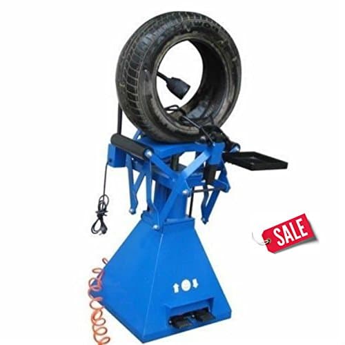 Skrootz Tire Changer Pneumatic Spreader Repair Machine Wheel Patching Plug Tool Blue 3,500 LBS