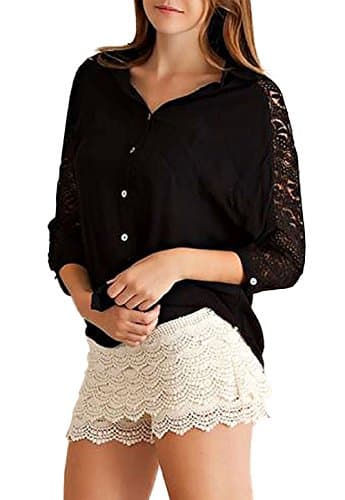 Entro Crochet Shorts - Natural - Small