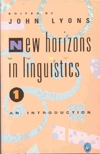 New Horizons in Linguistics 1