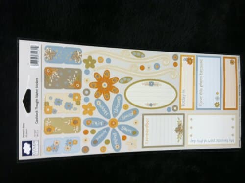 Cardstock Thought Starter Stickers