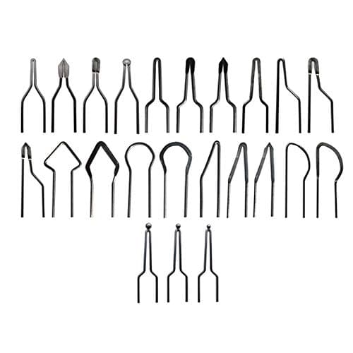 SovelyBoFan 23Cs/Lot Gourd Pyrography Machine Tips 1.0mm Thickness for 50W Pyrography Machine