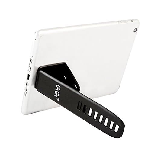 GkGk Multi-Angle Portable Universal Kickstand Foldable Cell Phone Stand Clip Compact &amp; Sleek for iPad, iPhone,Samsung Galaxy,Note,Google Nexus,HTC,LG, Nokia (2PACKS) (Black)