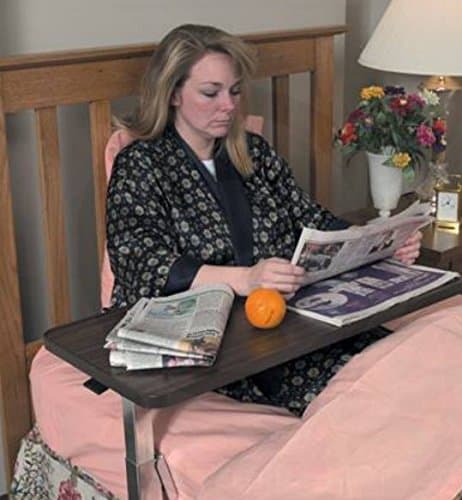 Hospital Bed Table, Over The Bed Table,Hospital Bedside Table-Enjoy the mobility of the bed table!