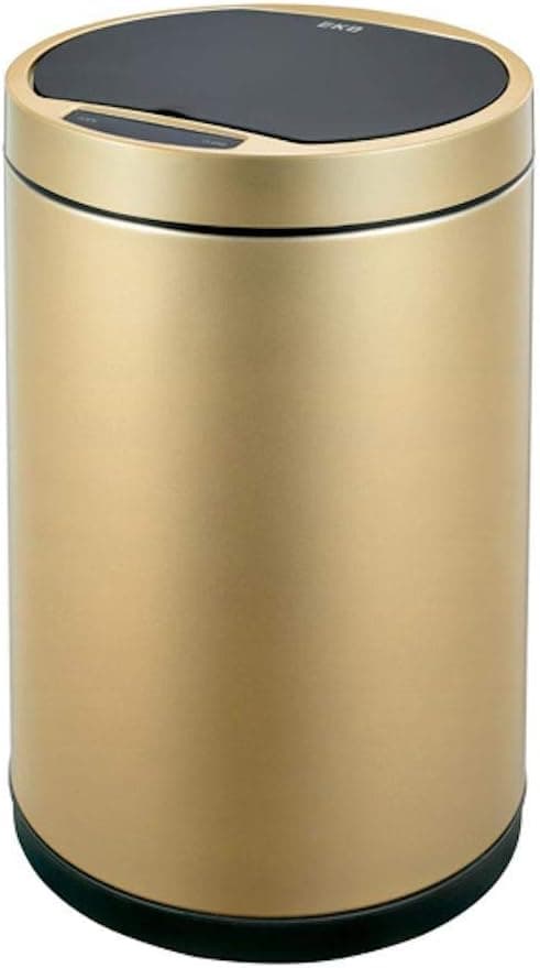 EKO - Sensor opening garbage bin, soft closing Stainless steel DOCOMO SENSOR BIN 35 Liter capacity-GOLD