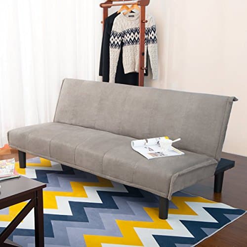 Harper Bright Design Convertible Sofa Bed Futon Sofa Couch Bed (Grey)