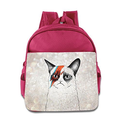 T121 Grumpy Staring Cat THUNDER Infantry Pack For Kid's Pink