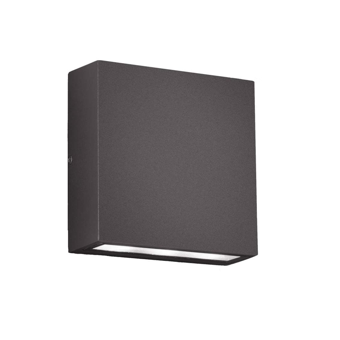 TRIOLighting Thames LED Wall Light, Metal, Dark Grey