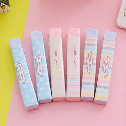 2pcs Stationery colored eraser