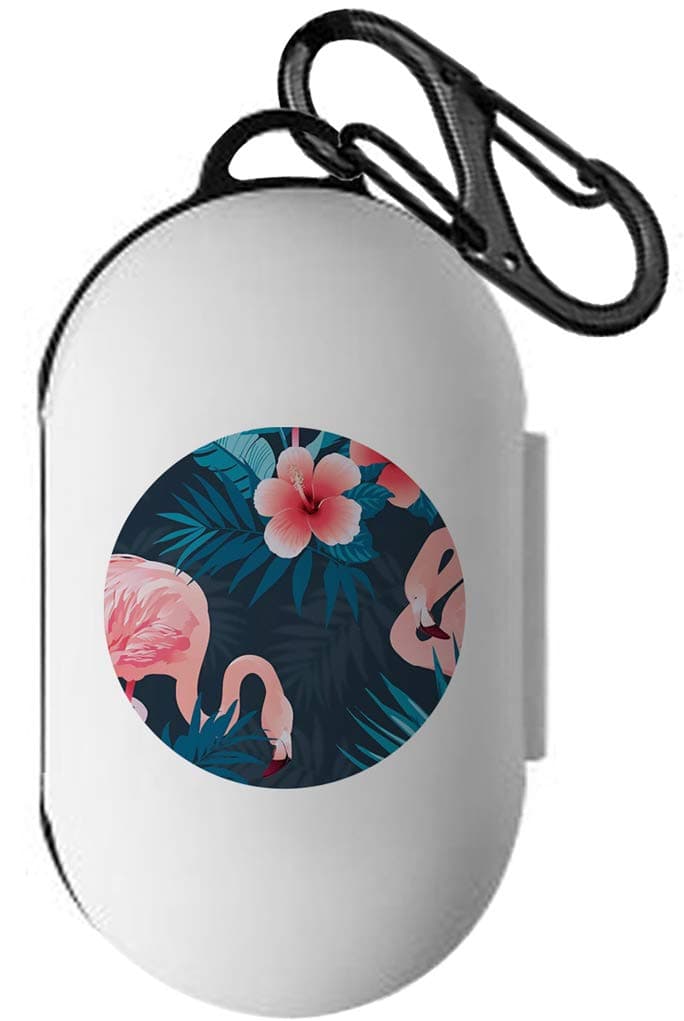 Topgraph Galaxy Buds Case Cute Flexible Protector Silicone Holder With Keychain Accessories Compatible with Samsung Galaxy Buds + Plus Blue Leaves