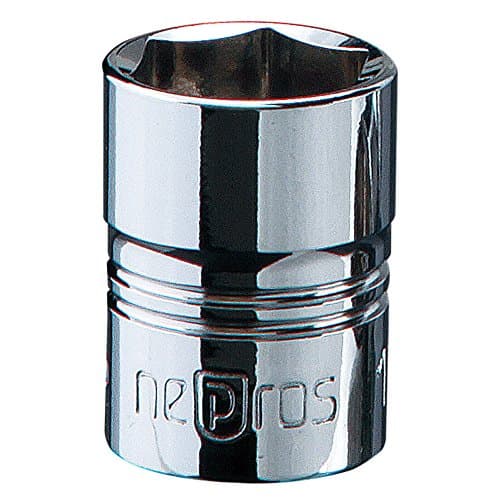 Nepros 9mm 1/4"sq. Socket Wrench 6pt.