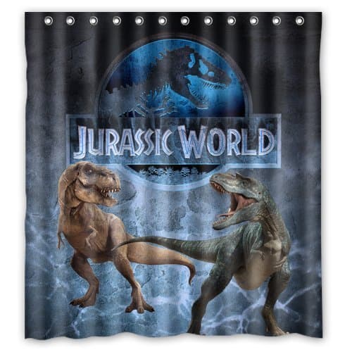 HANHAOKI Outer Space Explorer Polyester Shower Curtain 60"x72"