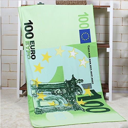 Absorbent Microfiber Beach Towels Creative Design Print Quick Dry Bath Towel - 70x140cm (100 Euro)