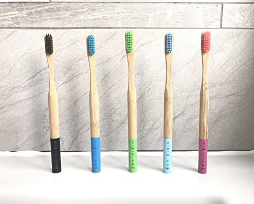 Zero Waste Biodegradable Bamboo Toothbrush (Baby Blue)
